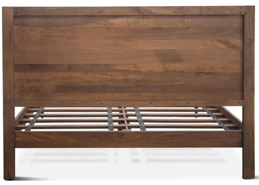 Home Trends Design Santa Cruz Two-Tone Mango Wood Queen Bed-64