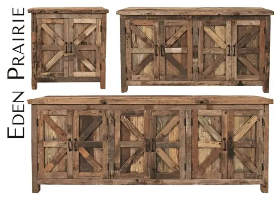 Jofran Eden Prairie 4-Door Accent Cabinet Reclaimed-60