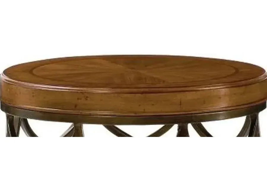 Hammary Table Round Lamp Table Hidden Treasures-18