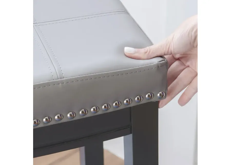 Linon Claridge Gray Bar Stool