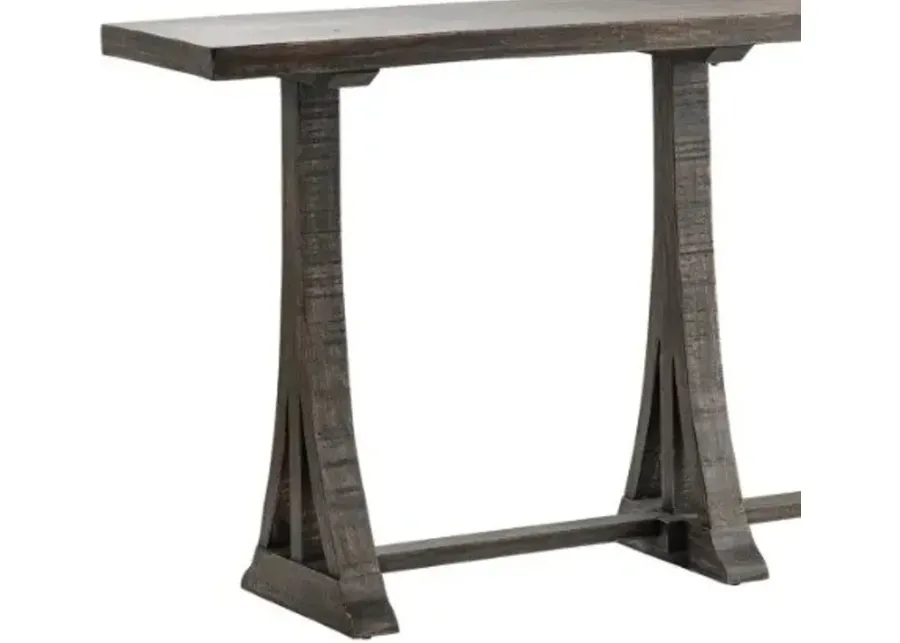 Crestview Alpine Dark Brown Console Table-76