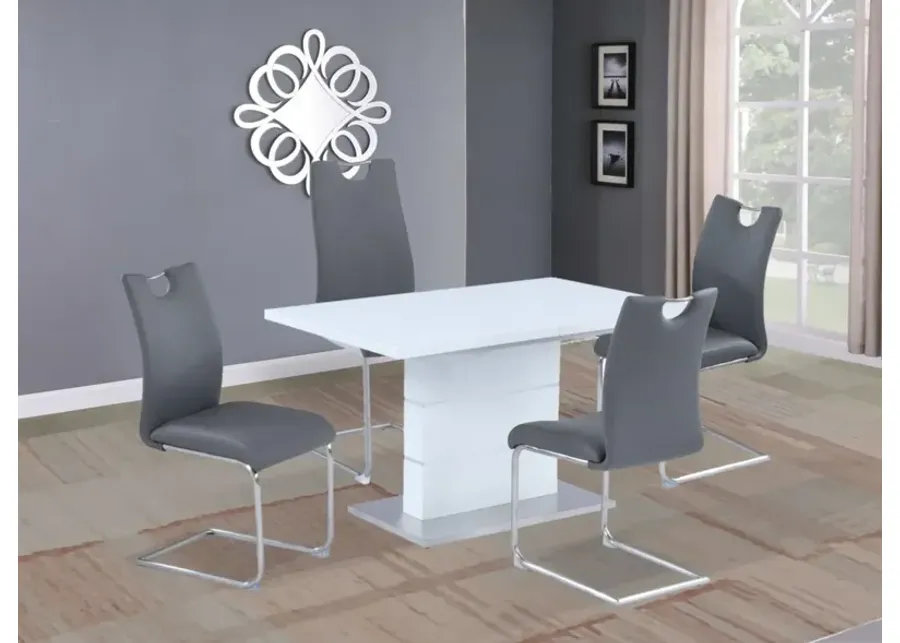 Chintaly Carina Grey Handle Back Cantilever Side Chair-16.54