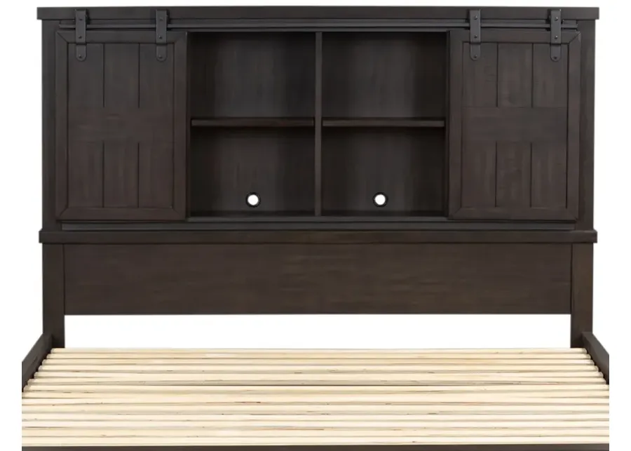 Liberty Furniture Bookcase Thornwood Hills Queen Headboard-65.13