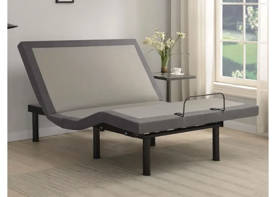 Coaster Clara Black & Grey King Adjustable Bed Base-74.75