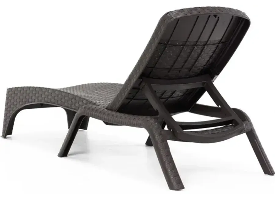 Rainbow Outdoor Roma Chaise Lounge in Anthracite-77.55
