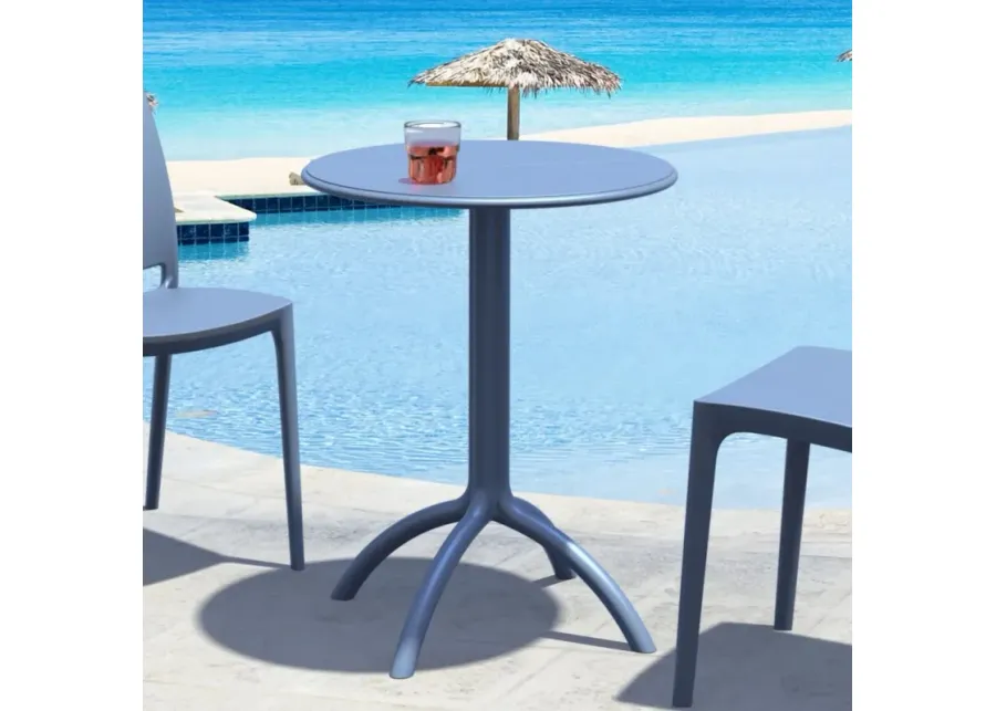 Compamia Octopus Round Bistro Table Dark Gray