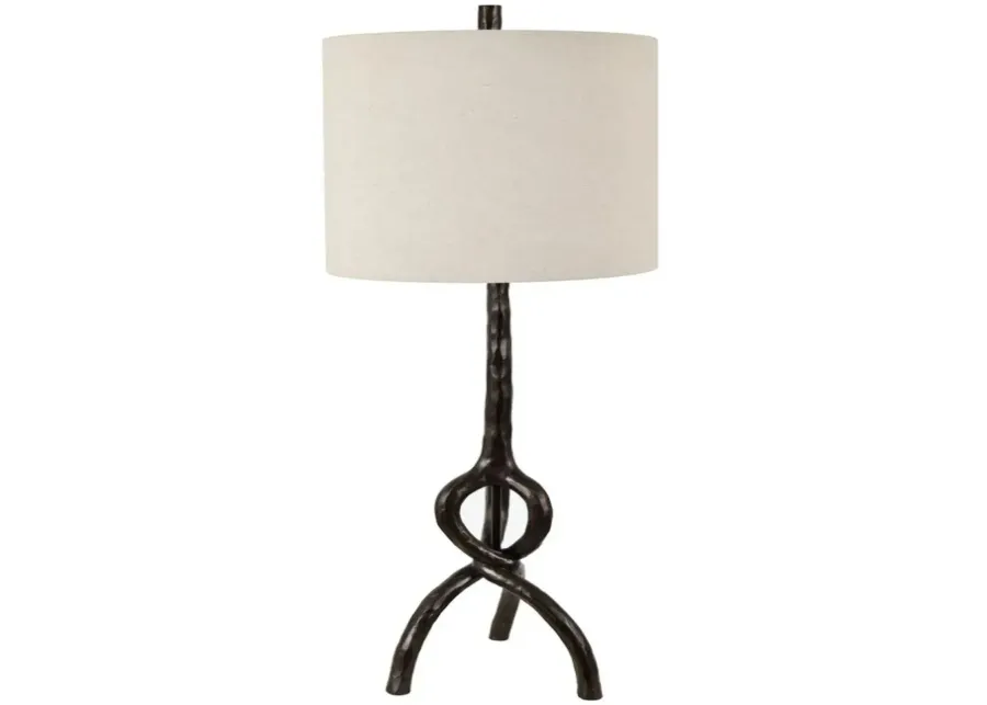 Crestview Twisted Root 2-Piece Black Table Lamp Set-14