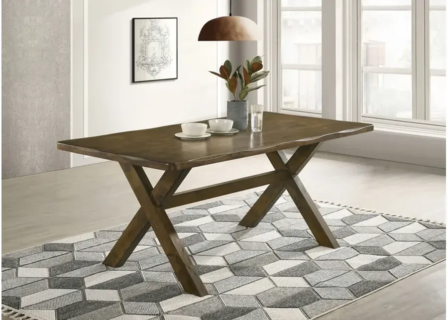 Coaster Alston Rectangular 71 Inch Dining Table Knotty Nutmeg-70.75