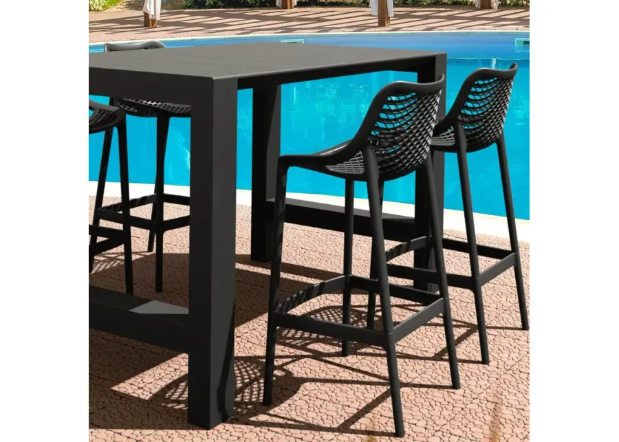 Compamia 5-Piece Vegas Air Bar Set with Extendable in Black