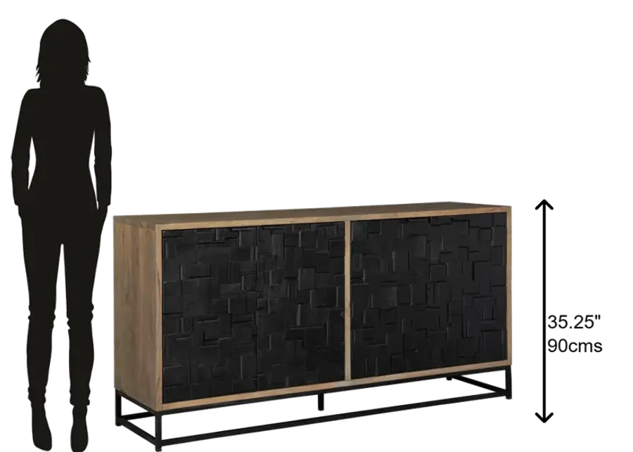 Hekman Scrap Parquet Entertainment Center-68.25