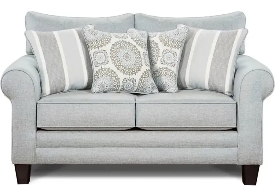 Fusion Grande Mist Grey Loveseat-65