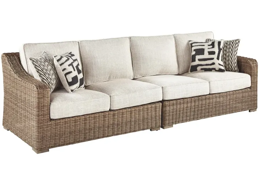 Ashley Beachcroft 6-Piece Outdoor Seating Set Beige Signature Design-118.75