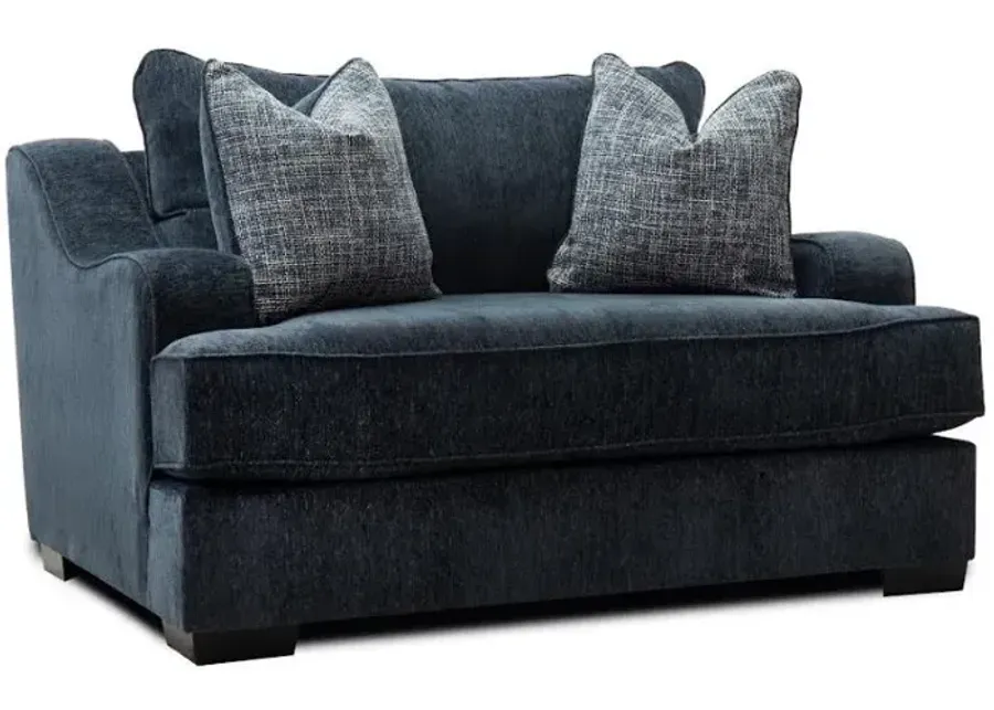 Michael Nicholas Designs Spartan Gel Oversized Solaz Denim Chair-62