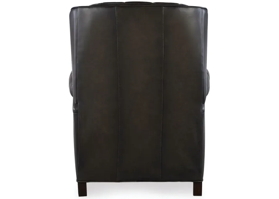 Hooker Furniture Palmer Press Back Sarzana Castle Leather Recliner Chair-32
