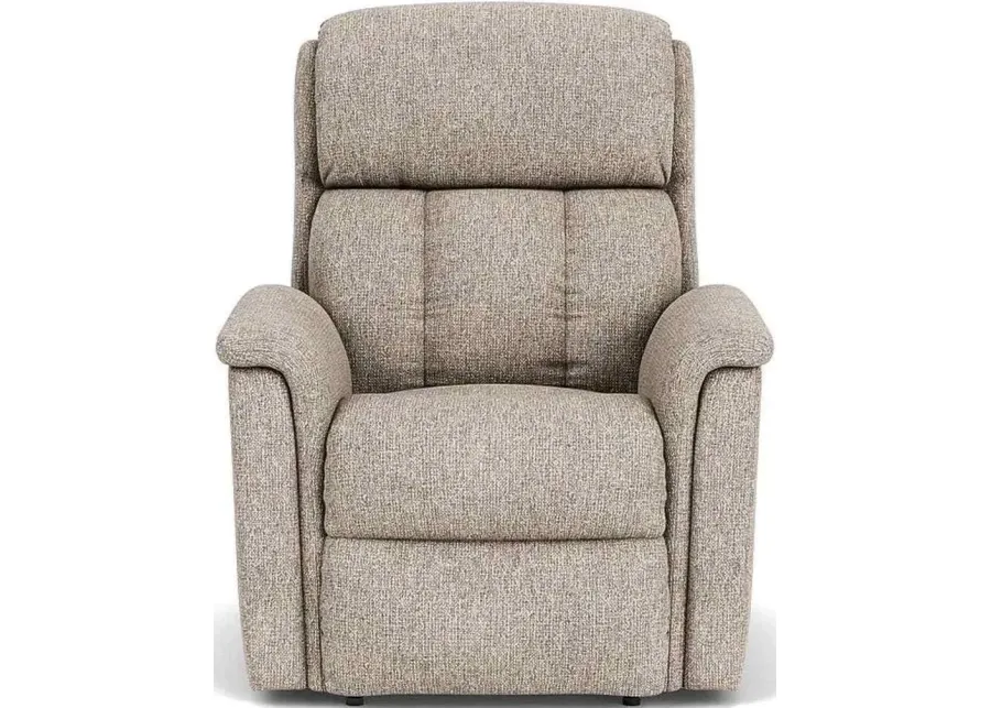 Flexsteel Luna Silver Overcast Rocking Manual Recliner-35