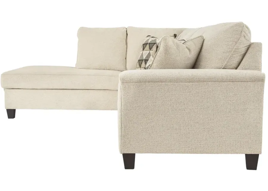 Ashley Abinger 2-Piece Sectional with Chaise Left-Arm Facing Natural-91