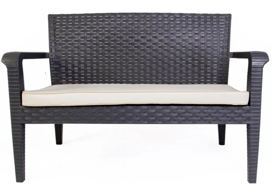 Rainbow Outdoor Alaska Sofa in Antrhacite