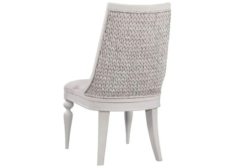 American Woodcrafters Rodanthe Splat Back Side Chair in Dove White-20