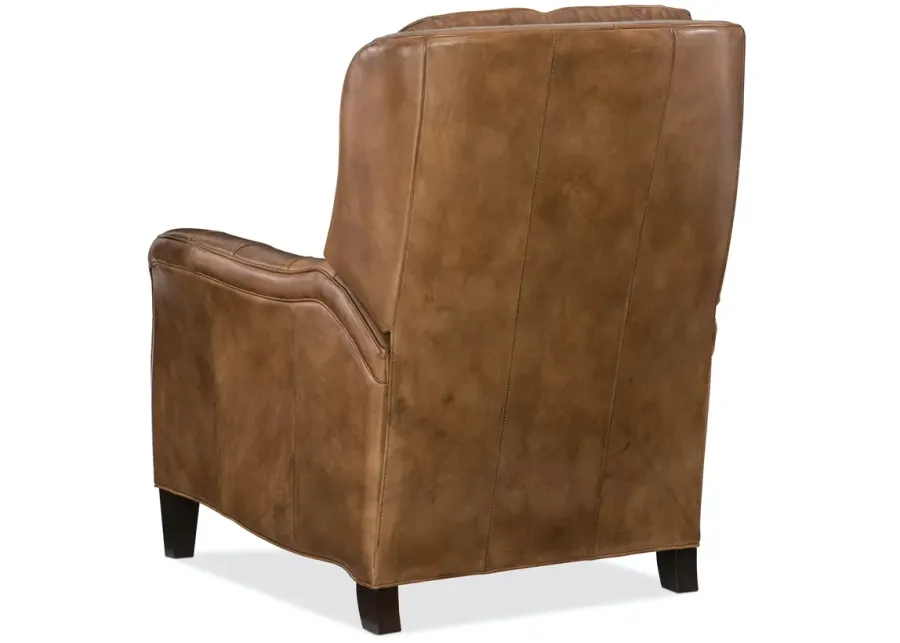 Hooker Furniture Nolte Checkmate Leather Pawn Recliner Chair-32.5