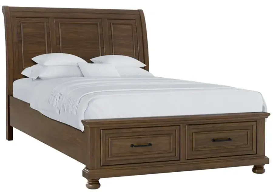 Bedford Queen Storage Bed - Brown