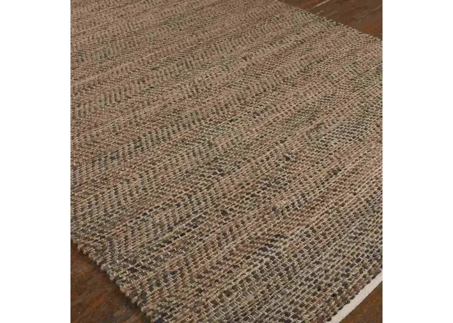 Uttermost Tobais 9 X 12 Rescued Leather/Hemp Rug-108