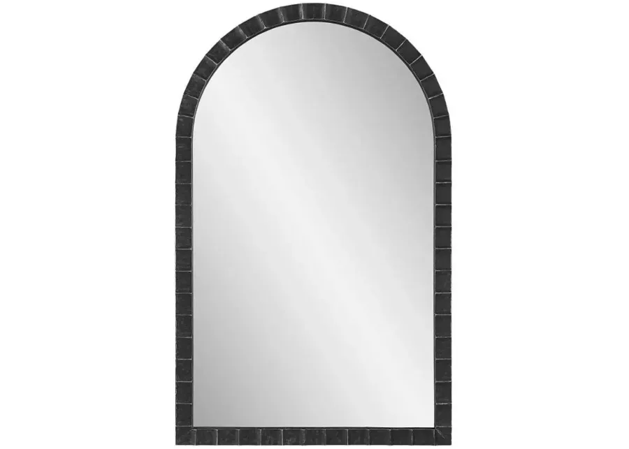 Uttermost Dandridge Black Arch Mirror-24