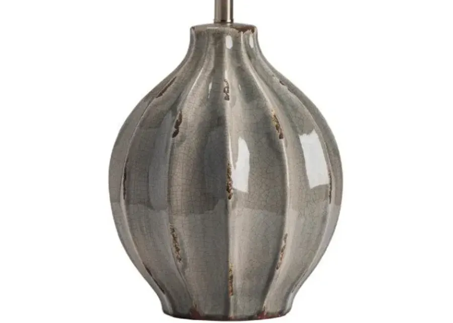 Crestview Perry Gray/White Table Lamp-16