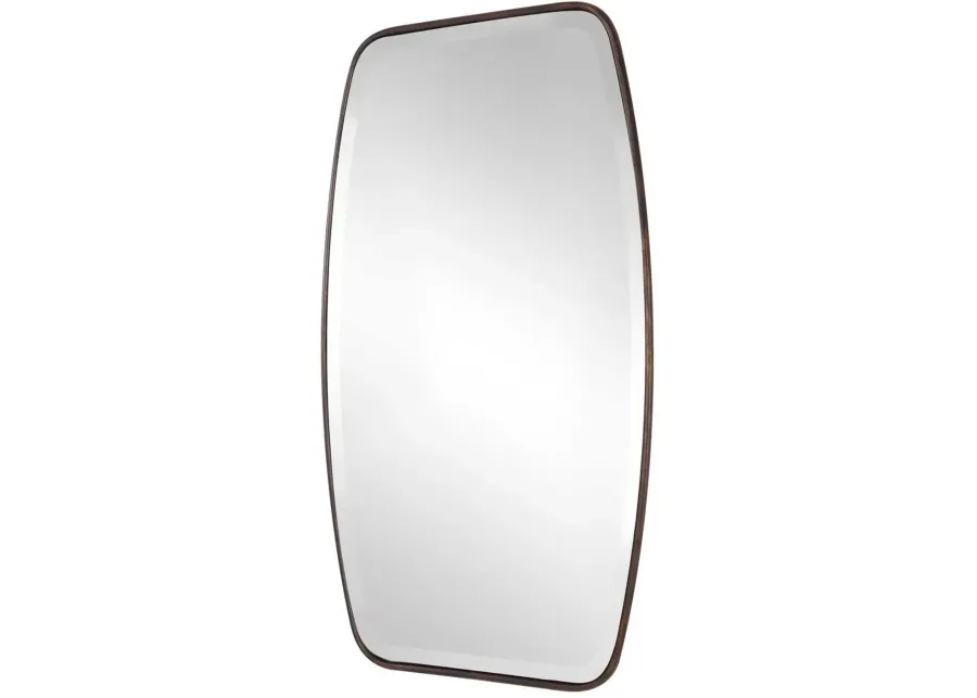 Uttermost Canillo Distressed Dark Bronze Mirror-21.13