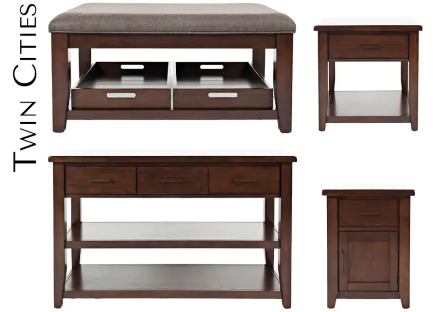 Jofran Twin Cities Sofa Table-48
