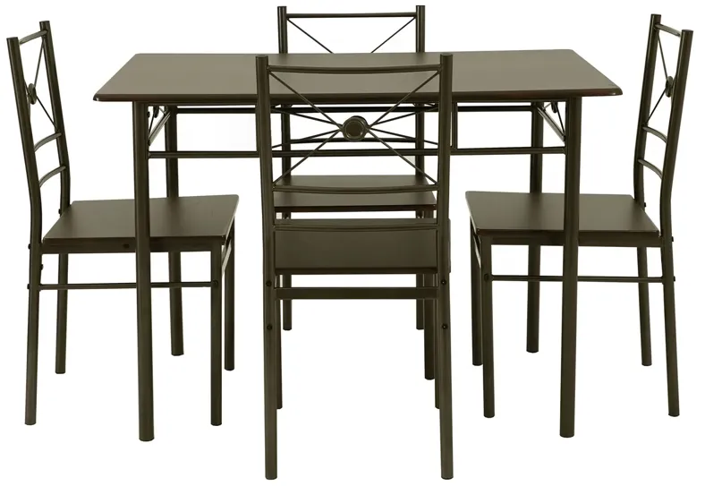 108461-coaster-anna-5-piece-rectangular-dining-table-set-dark-bronze-43-25-1.webp