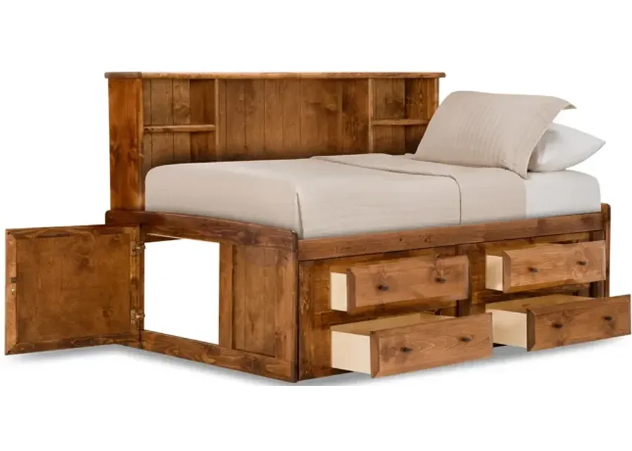 Laguna Twin Roomsaver Bed - American Chestnut