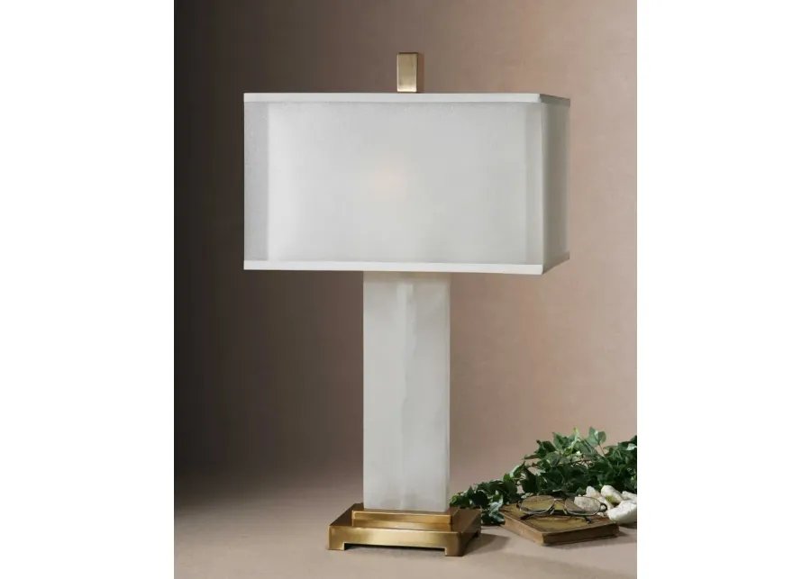Uttermost Athanas White Table Lamp-17