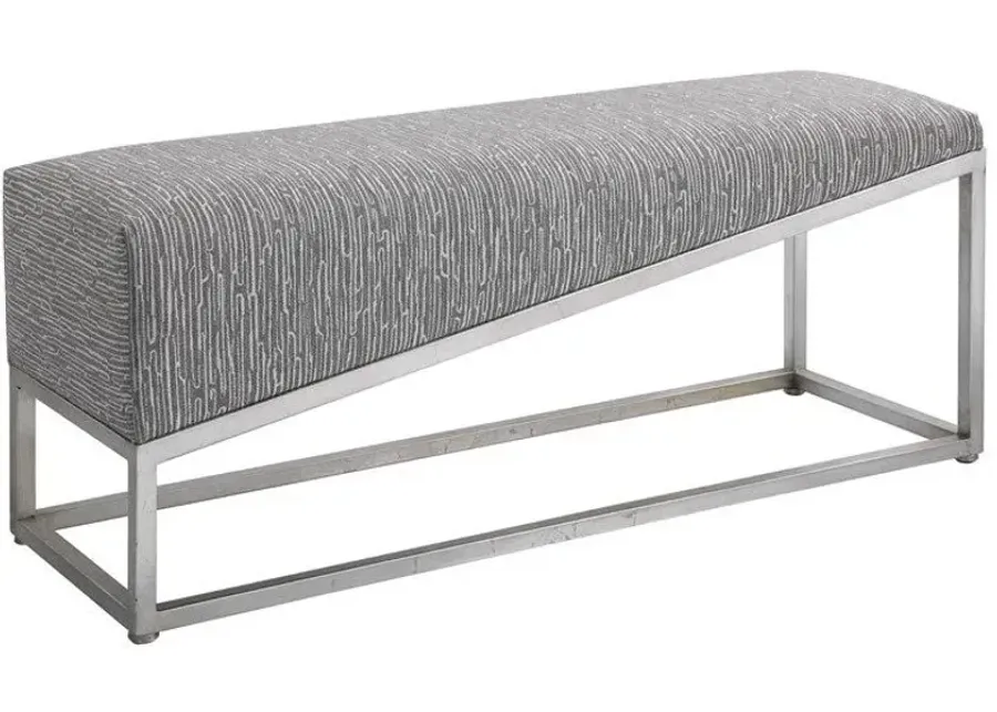 Uttermost Uphill Climb Medium Gray Bench-48
