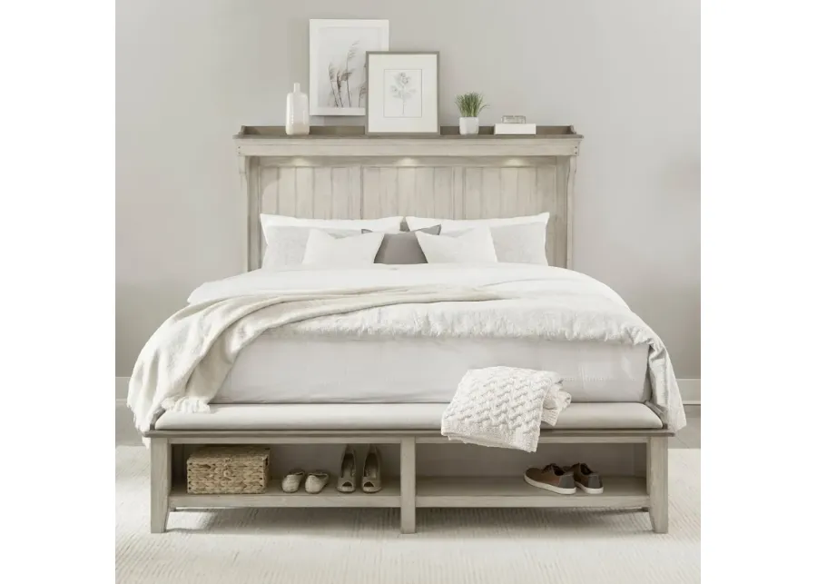 Liberty Furniture Ivy Hollow White Queen Storage Bed-67