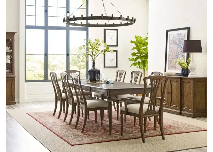 Kincaid Ansley Nichols Cinnamon Rectangular Dining Table-70