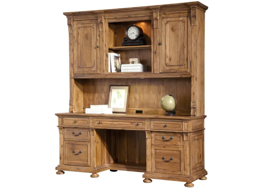 Hekman Executive Credenza Natural Wellington-72.5