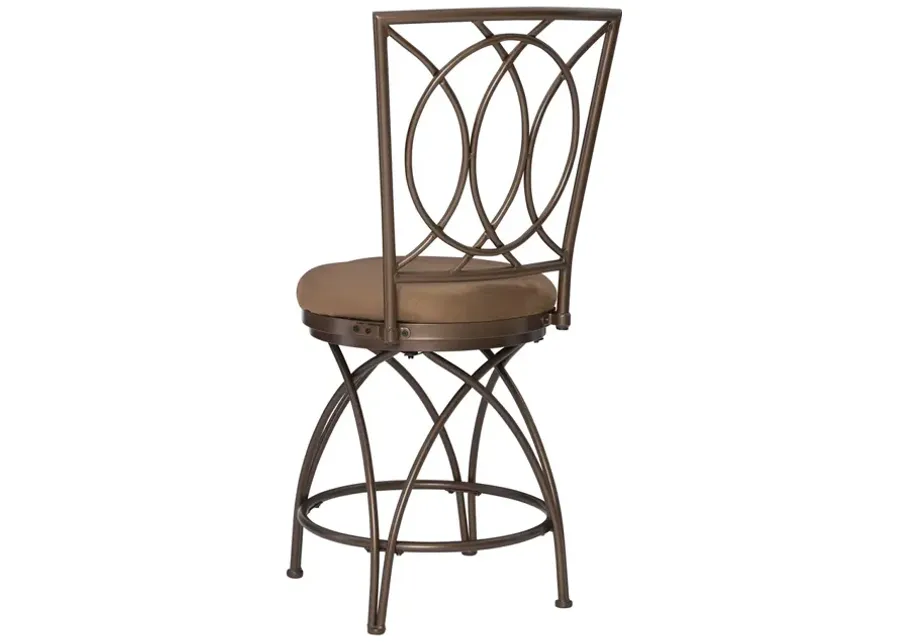 Powell Big & Tall Metal Crossed Legs Counter Stool-19