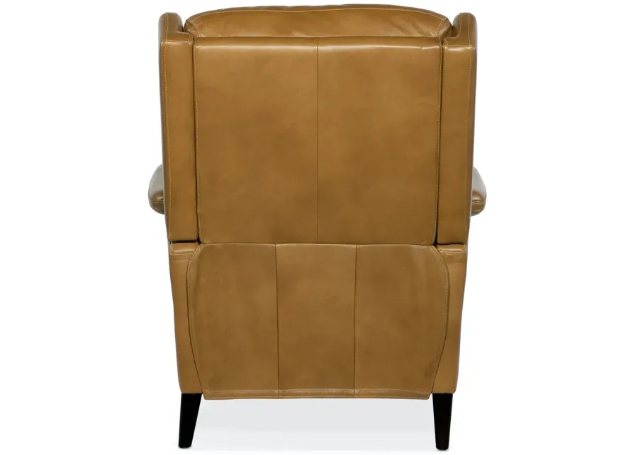 Hooker Furniture Deacon Rogue Camel Leather Power Recliner Chair with Power Headrest-36