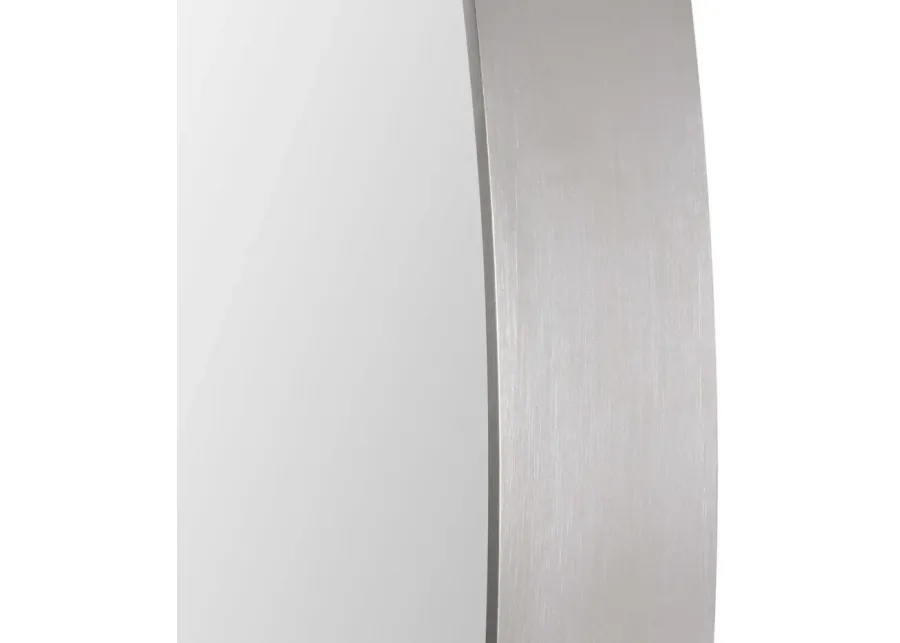 Uttermost Pursley Brushed Nickel Oval Mirror-20