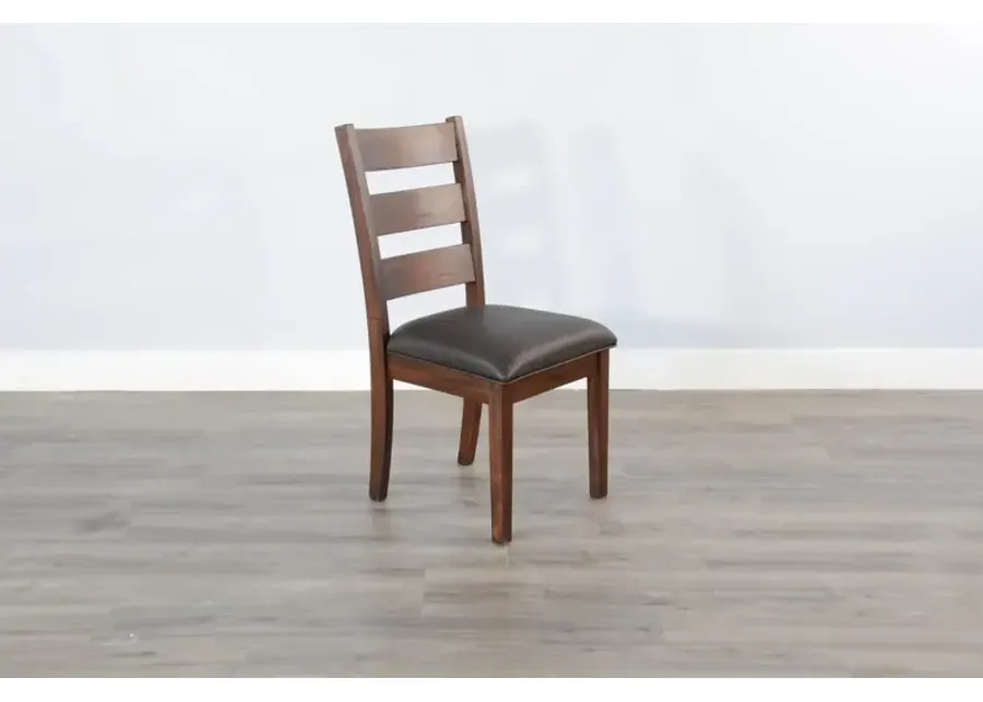 Sunny Designs Tuscany Vintage Mocha Ladderback 40 Inchdining Chair-19