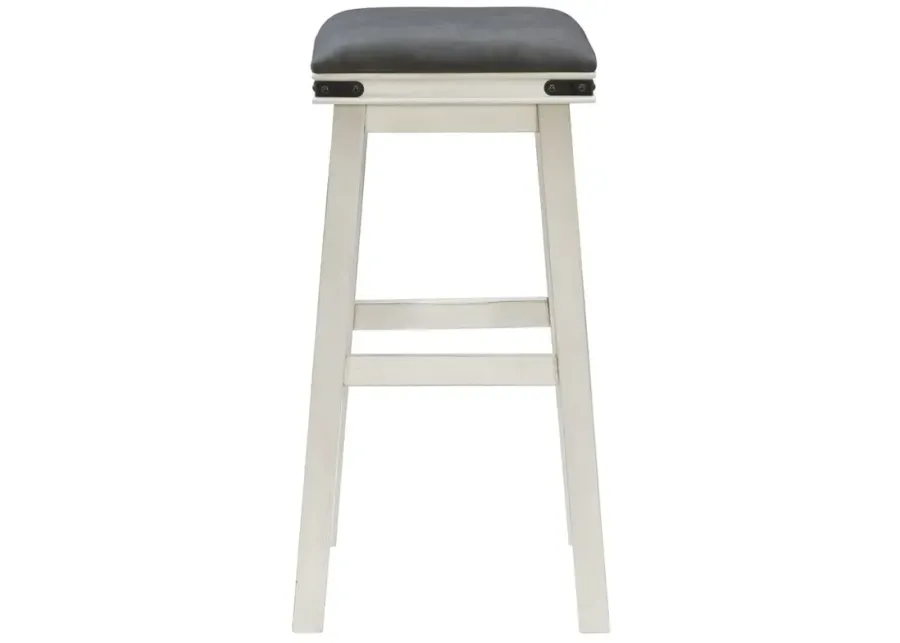 Powell Serrano Bar Stool White-20