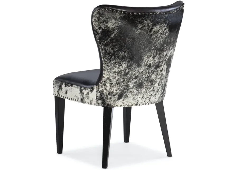 Hooker Furniture Kale Leather Accent Chair with Salt & Pepper Hoh-23.75