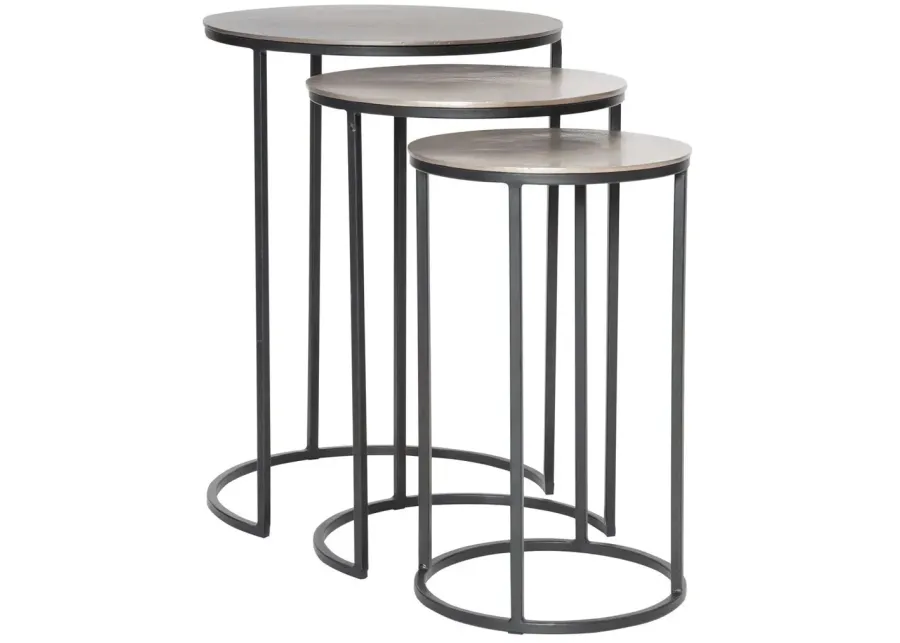 Uttermost Erik 3-Piece Black Nesting Tables-17