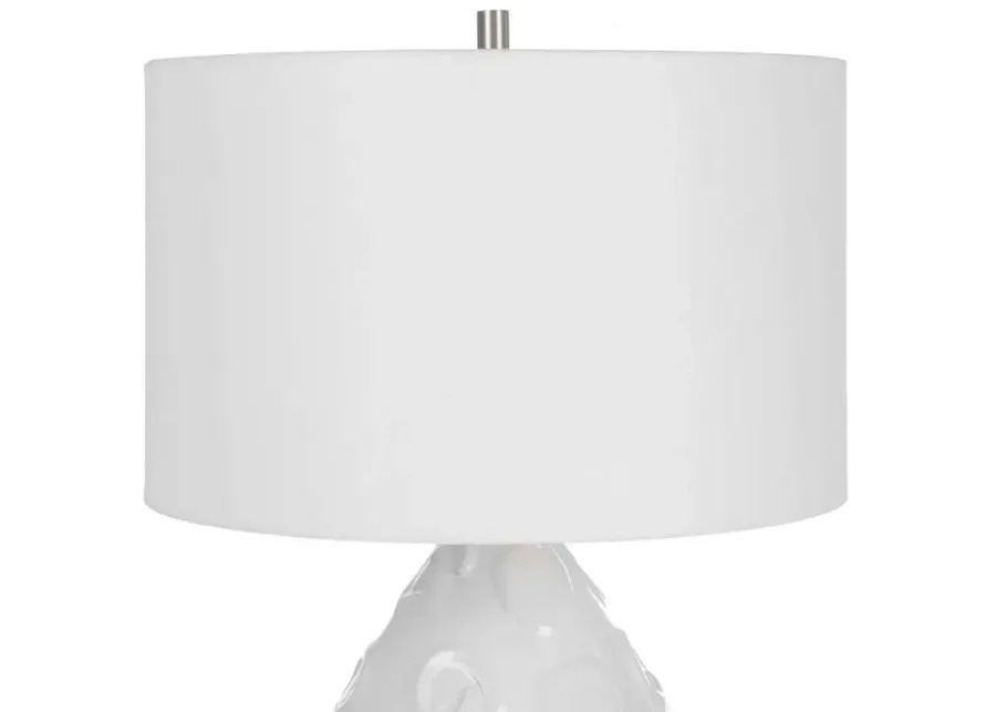 Uttermost Loop White Table Lamp-16