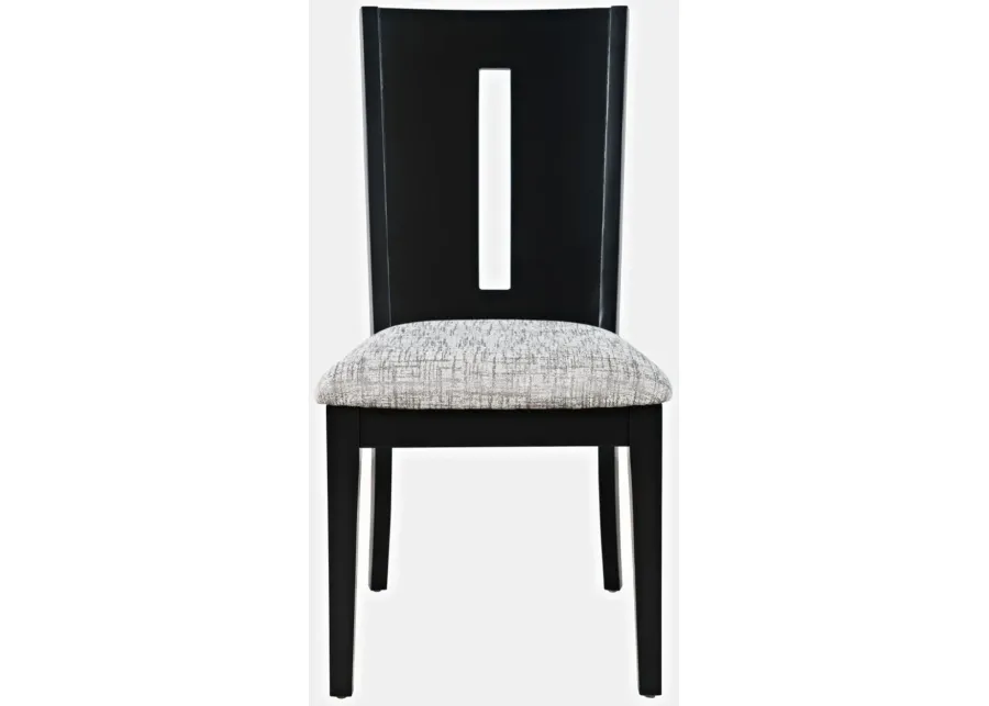 Jofran Urban Icon Slotback Chair Black-19
