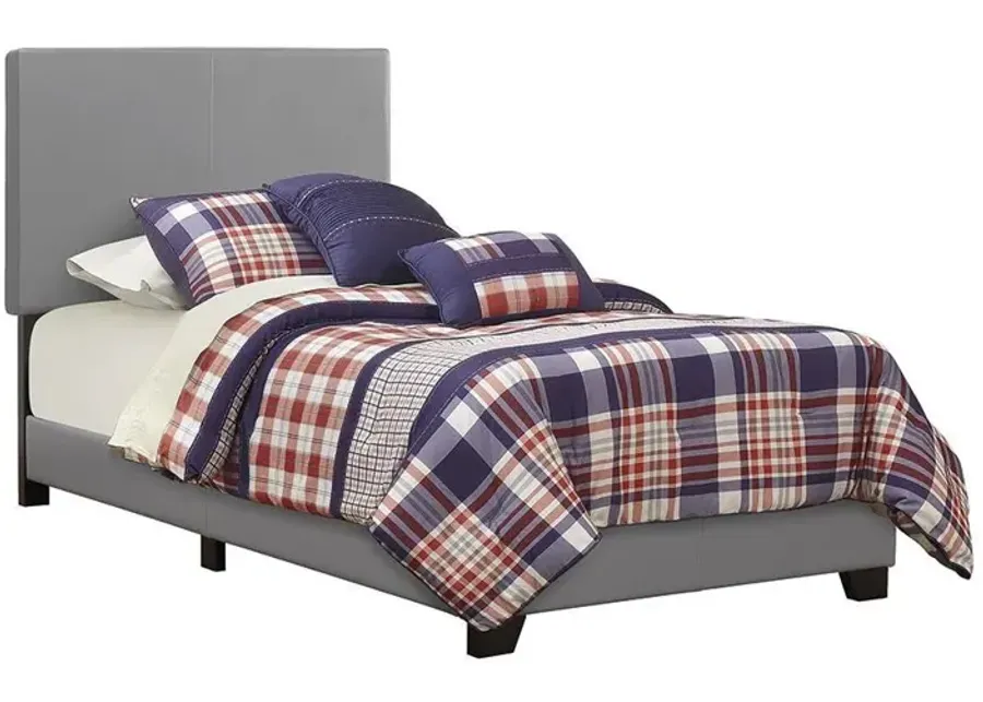 Coaster Dorian Upholstered Twin Panel Bed Grey-43