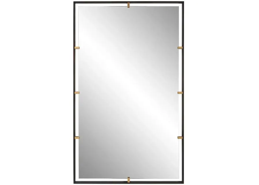 Uttermost Egon Bronze Rectangular Mirror-29.88