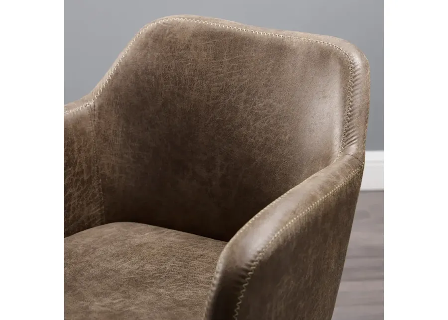 Linon Rylen Brown Home Office Desk Chair-23