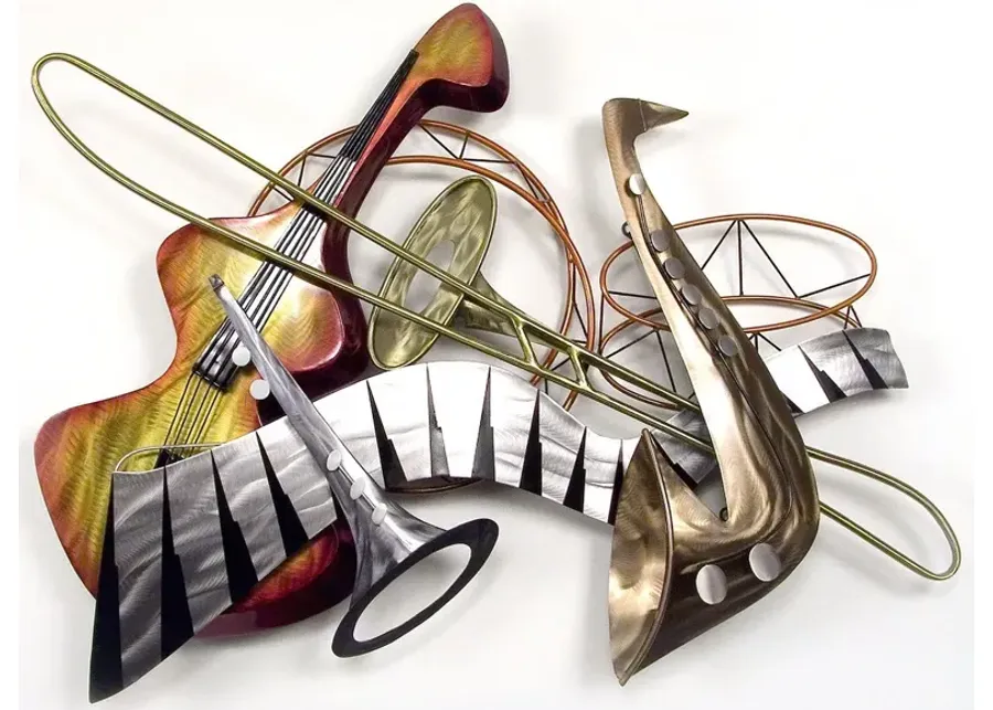 Copper Art Sheet Music Metal Wall Art-40