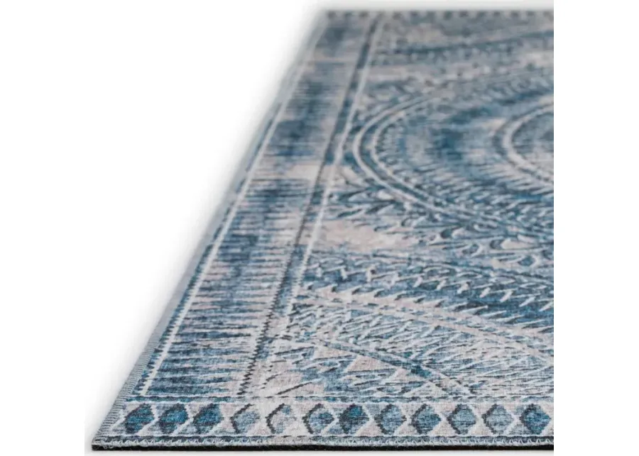 Dalyn Antique Medallion Indigo Faded 5'X8' Area Rug-90